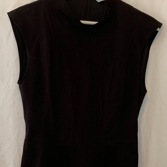 Zara Black Sleeveless Fit & Flare Dress – Size M - Picture 2 of 2
